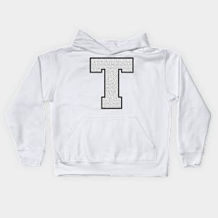 T Black Kids Hoodie